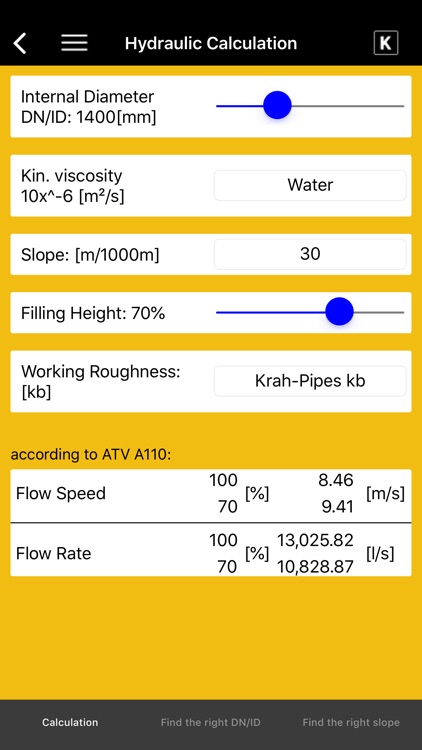 KRAH Pipe Calculation