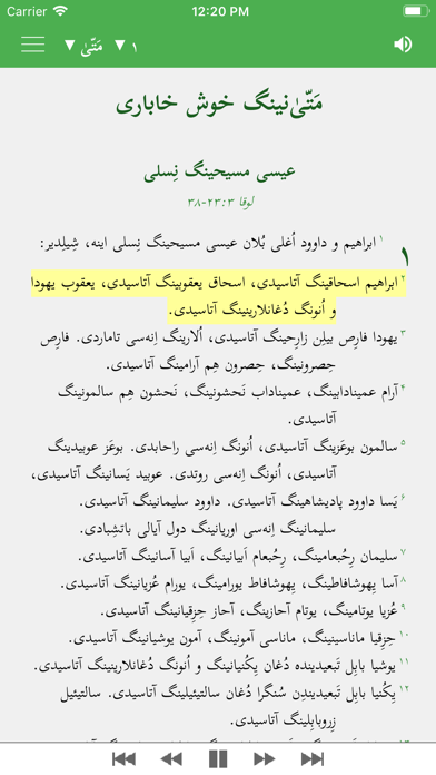 Turkmen Bible انجیل ترکمنی screenshot 3