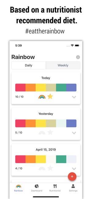 Eat the Rainbow Meal Tracker(圖2)-速報App