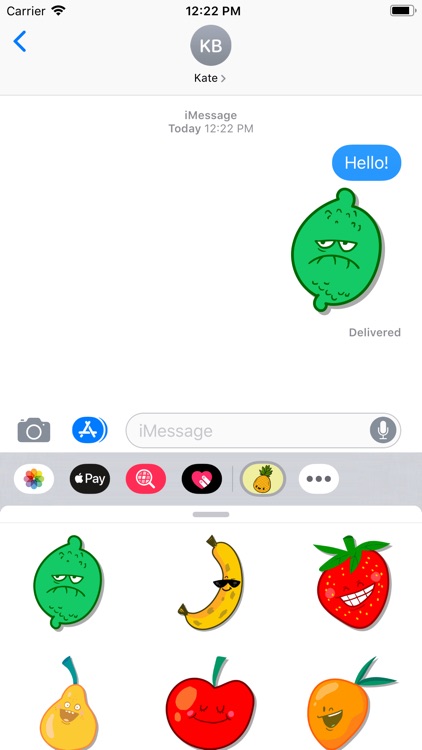 Pineapple Fruity Stickers