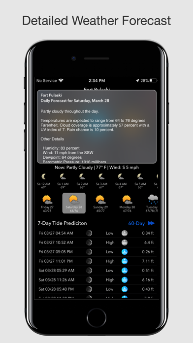 Tidecast: Tides & Weather screenshot 4