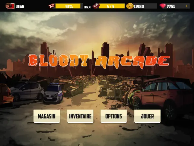 Bloody Arcade, game for IOS
