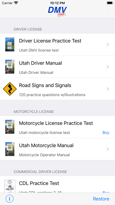 How to cancel & delete Utah DMV Test Prep from iphone & ipad 1