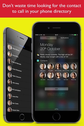 Favorite Contacts Widget Pro - náhled