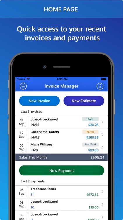 Invoice Pro. Invoice on the go