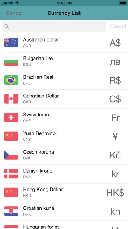 Exchange Rate Conversion