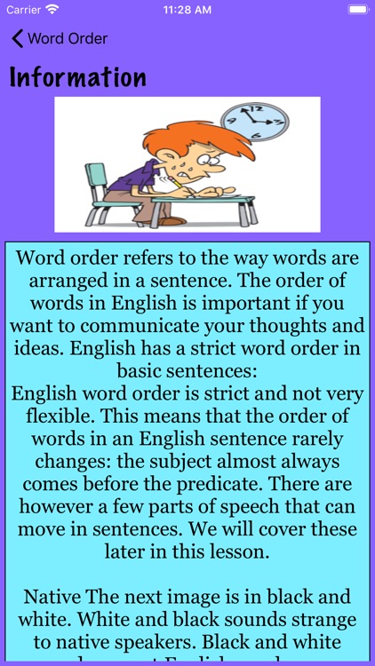 Word Order in English screenshot-3