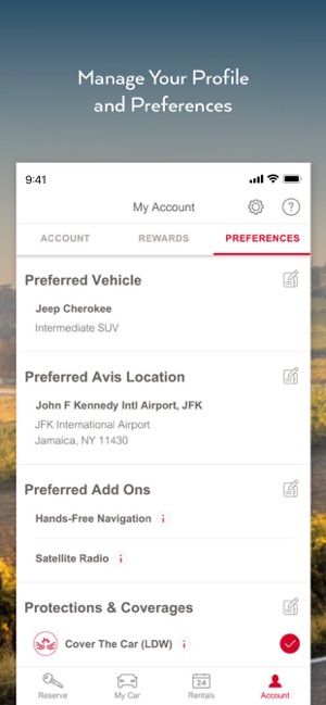 Avis Car Rental on the App Store