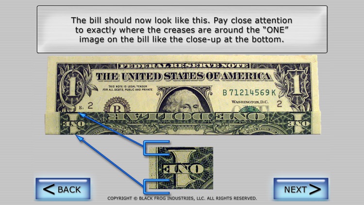 Dollar Ring Origami screenshot-3