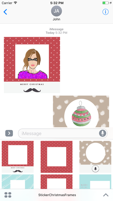 How to cancel & delete Sticker Christmas Frames from iphone & ipad 4