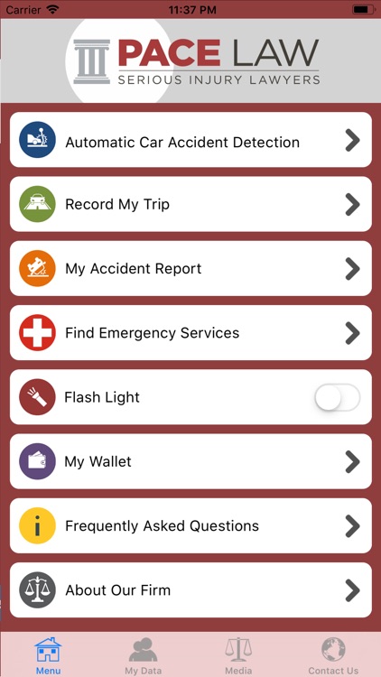 Pace Law Injury App