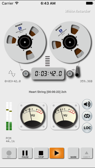 White Recorder screenshot 1