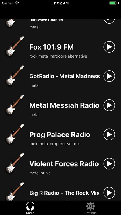 Metal Music App