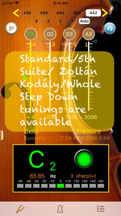 Cello Tuner - PRO screenshot-3