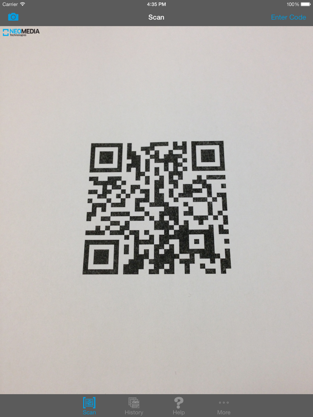 ‎NeoReader®-QR&BarcodeScanner Screenshot