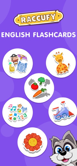 Raccufy - English flashcards(圖1)-速報App