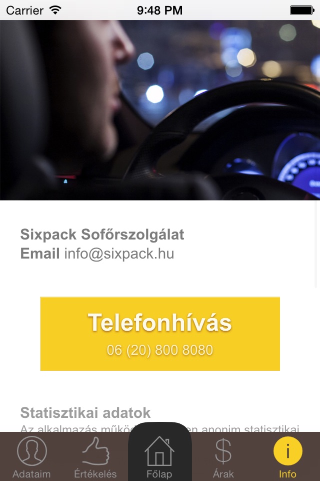 Sixpack Sofőrszolgálat screenshot 2