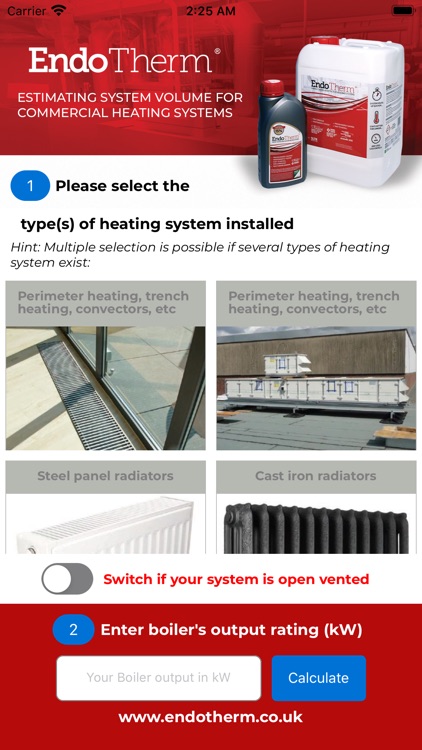 Endotherm Estimator