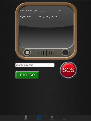 Screenshot 2 Linterna y utilidad Morse iphone