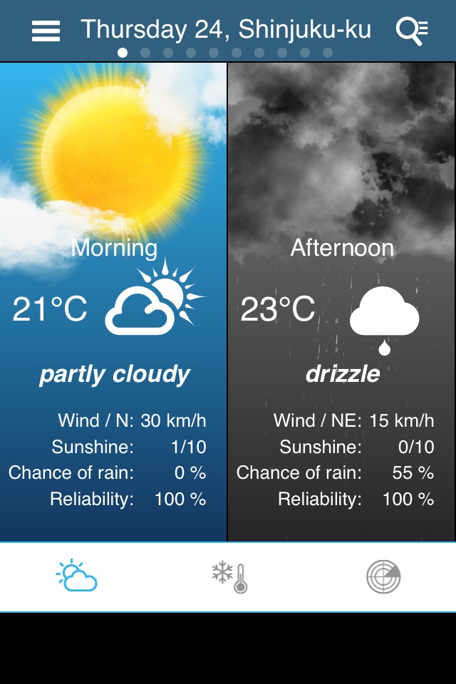 Japan Weather forecast screenshot 2