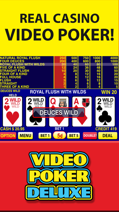 How to cancel & delete Video Poker Deluxe Casino from iphone & ipad 1