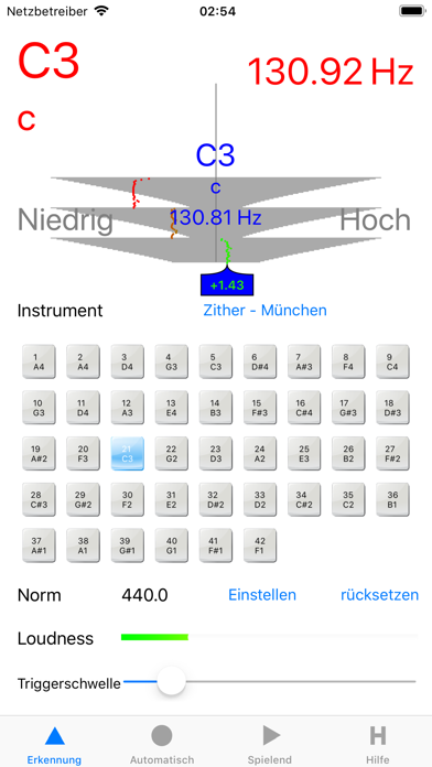 Zither-TunerScreenshot von 1