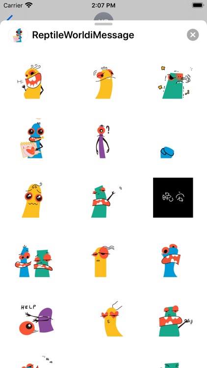 Reptile World Stickers screenshot-3