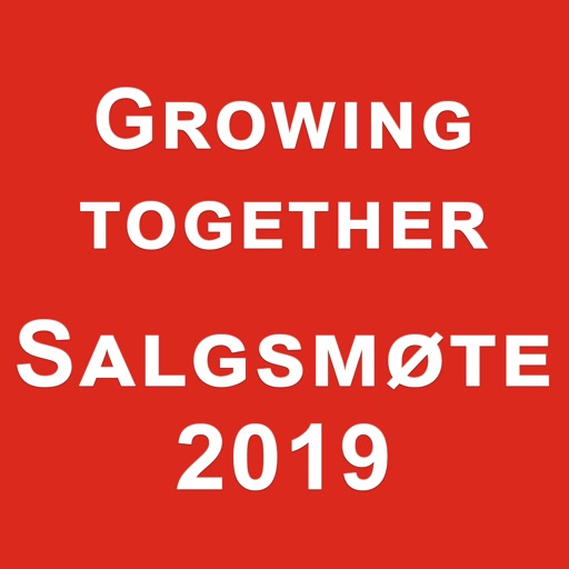 Growing together Salgsmøte 201