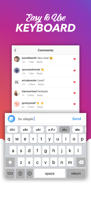 Fonts for Instagram Keyboard(圖5)-速報App