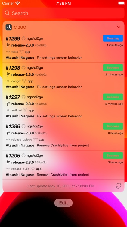 CI2Go The CircleCI Client screenshot-6