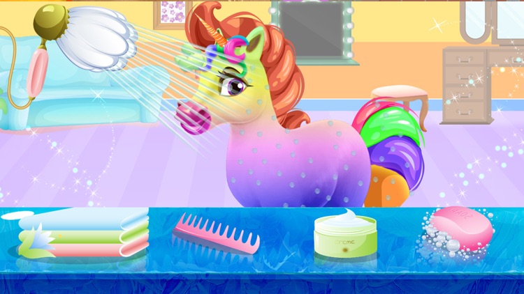 Unicorn Dress up & Hair Salon