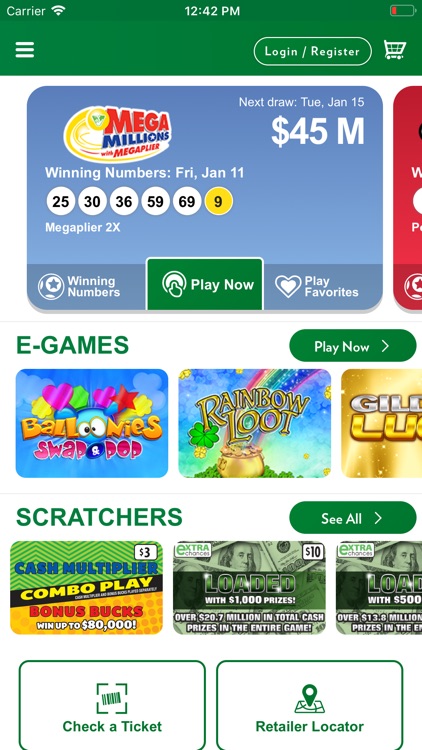 Virginia Lottery Official App