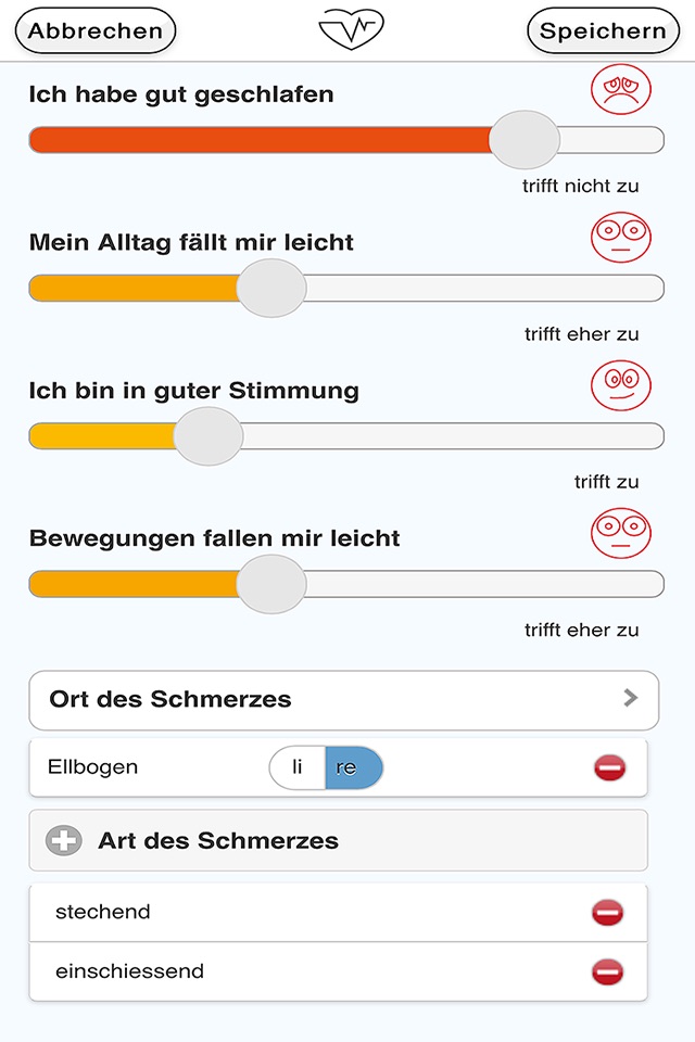MyPain - Schmerzdokumentation screenshot 3