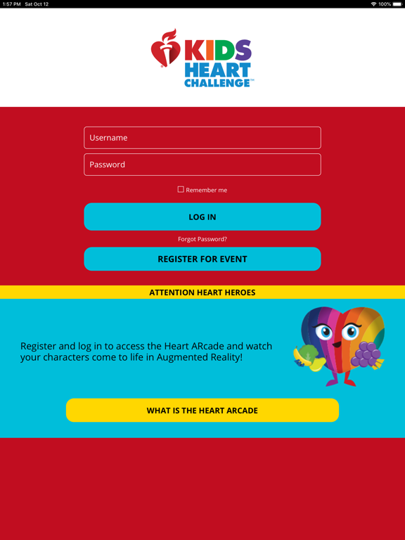 iPad Image of Kids Heart Challenge