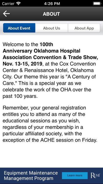 OHA Annual Convention 2019 screenshot-3