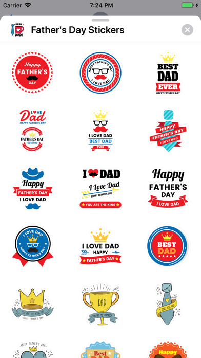 Father's Day Stickers ⋆ screenshot 4