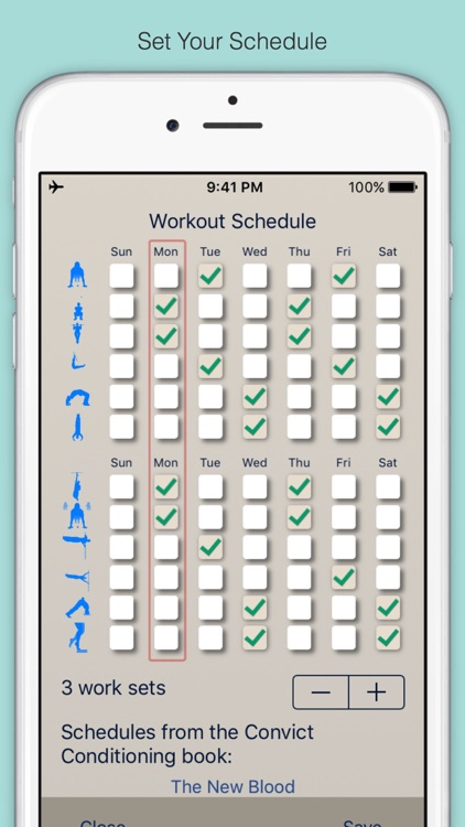 Convict Conditioning Tracker