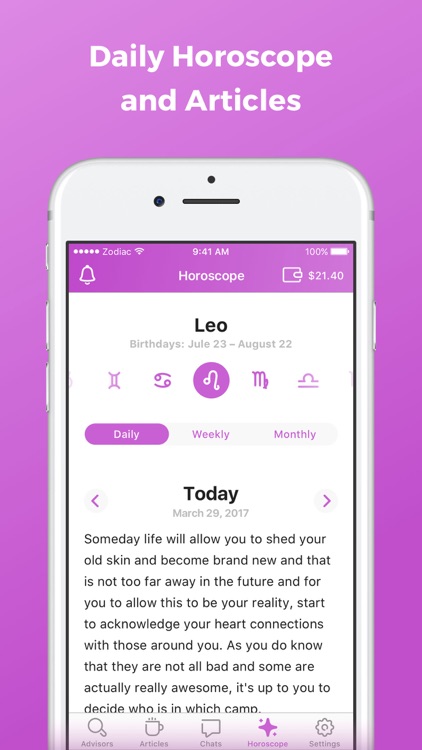Zodiac Live: online astrology screenshot-4