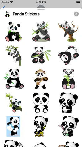 Game screenshot Panda Stickers - Sticker Pack apk