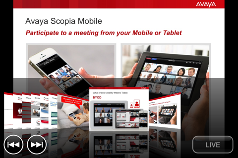 Скриншот из Avaya Scopia Mobile
