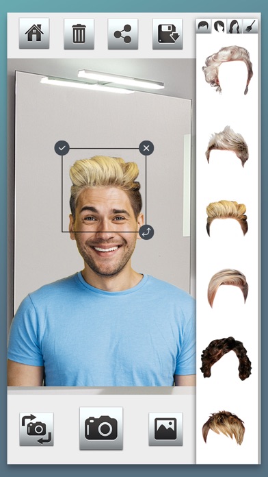 How to cancel & delete Change hairstyle & Haircut editor with my photo from iphone & ipad 4