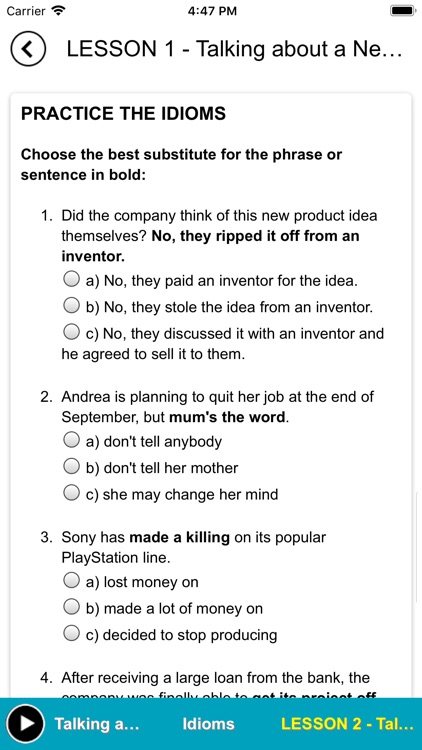 Business Idioms in English screenshot-3