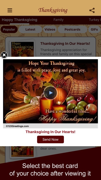 Thanksgiving Cards & Wishes