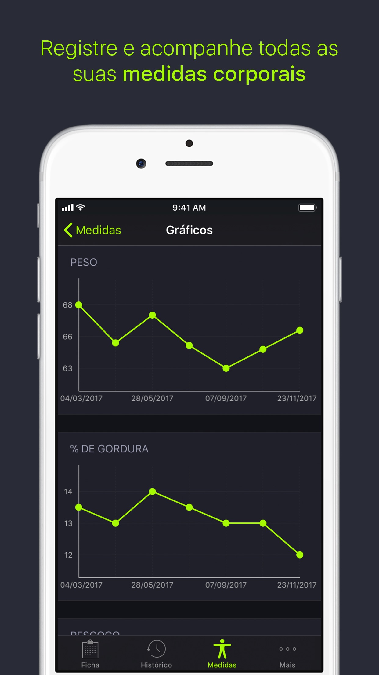Screenshot do app SmartGym: Gerencie Seu Treino