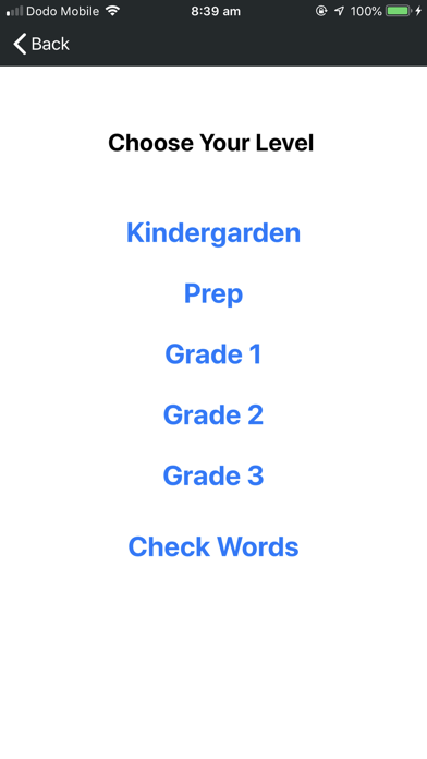 Sight Words for Dolch Words screenshot 2