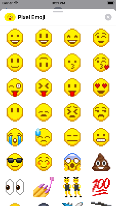 Pixel Emoji Stickers screenshot 2