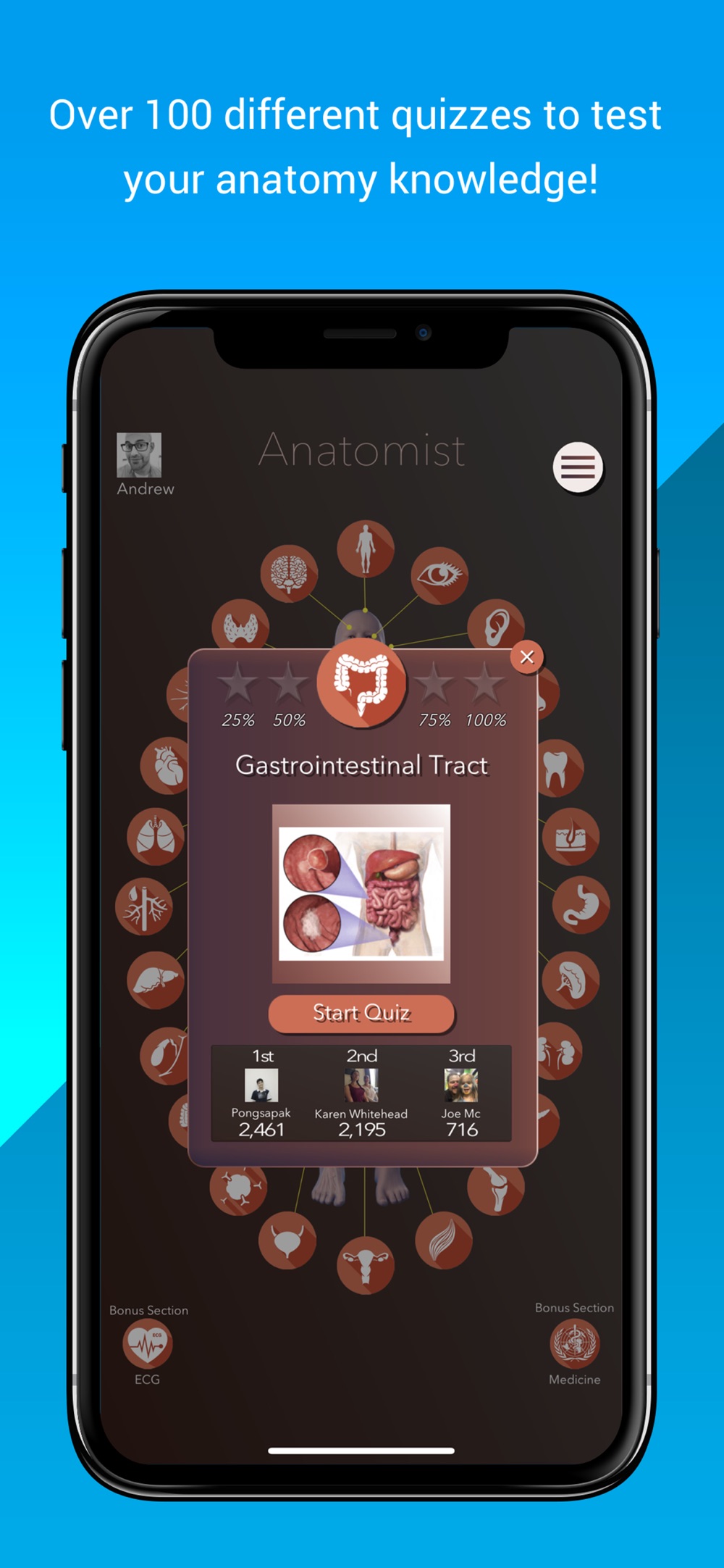 Anatomist – Anatomy Quiz Game hack tool