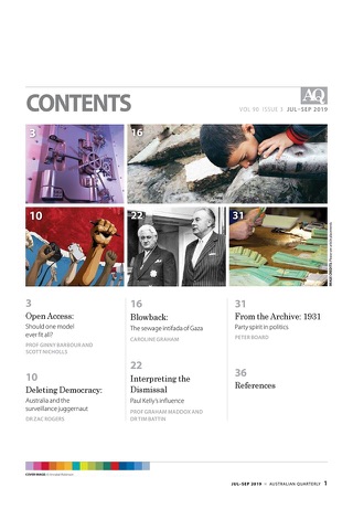 AQ: Australian Quarterly - náhled