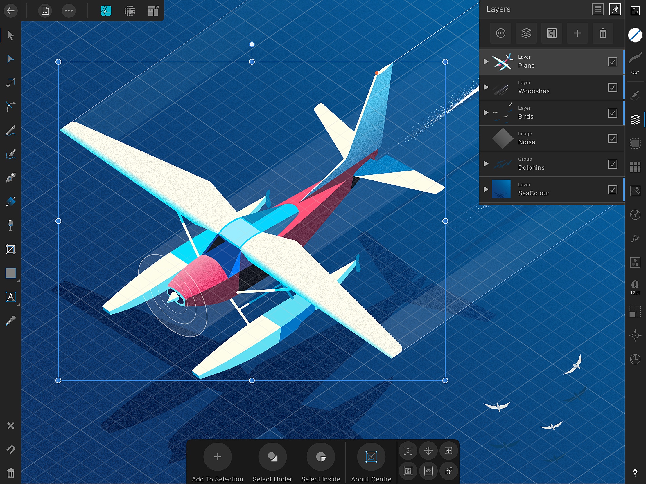 Screenshot do app Affinity Designer