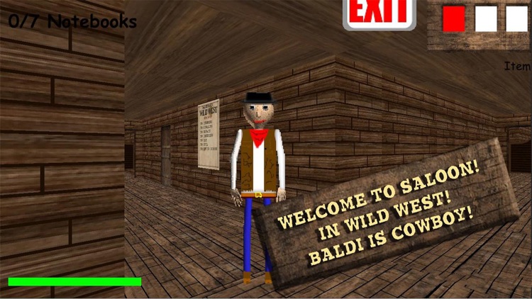 Sheriff Baldi in Wild West